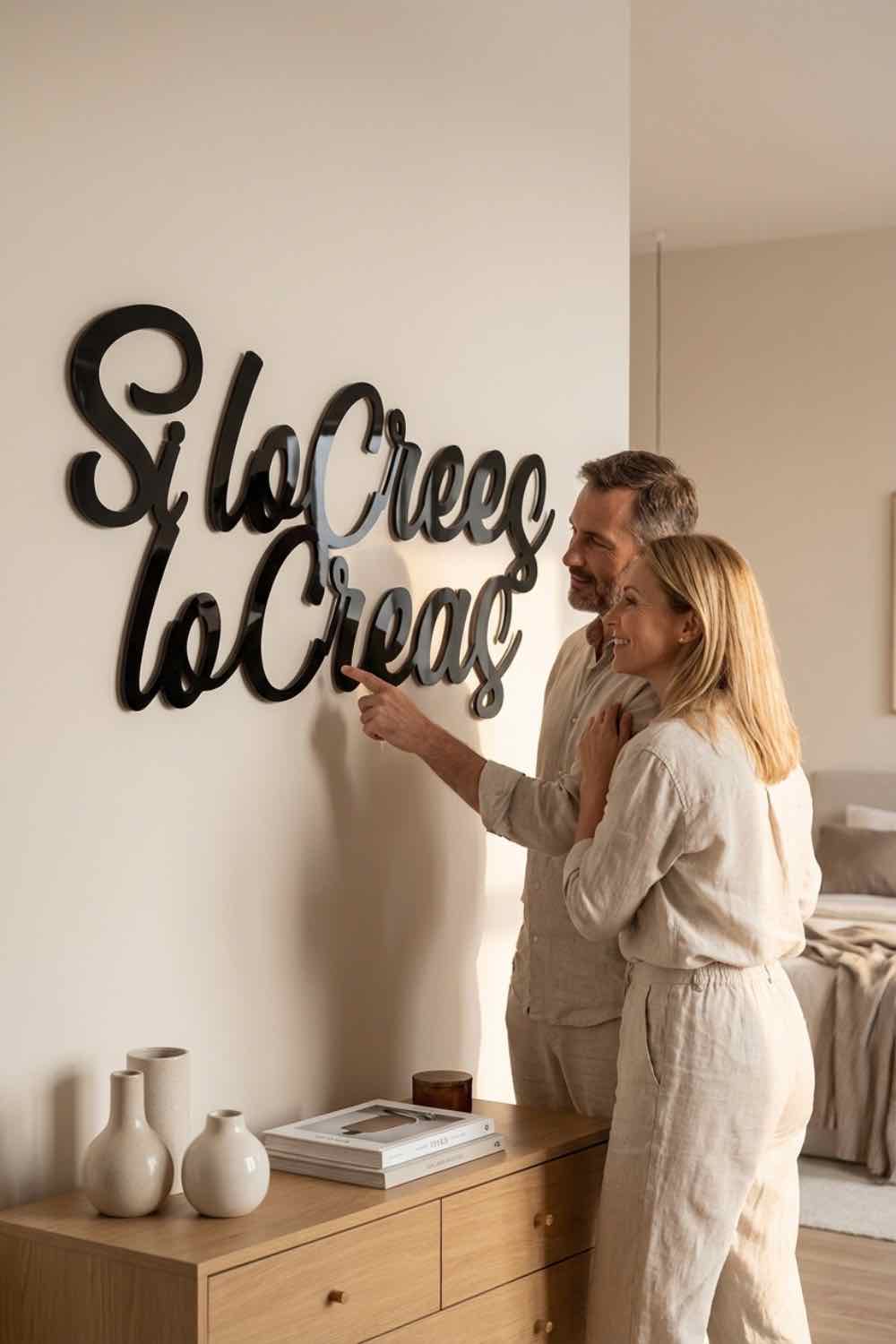 Si lo crees lo creas - Cuadro decorativo | Cortayrecorta.es