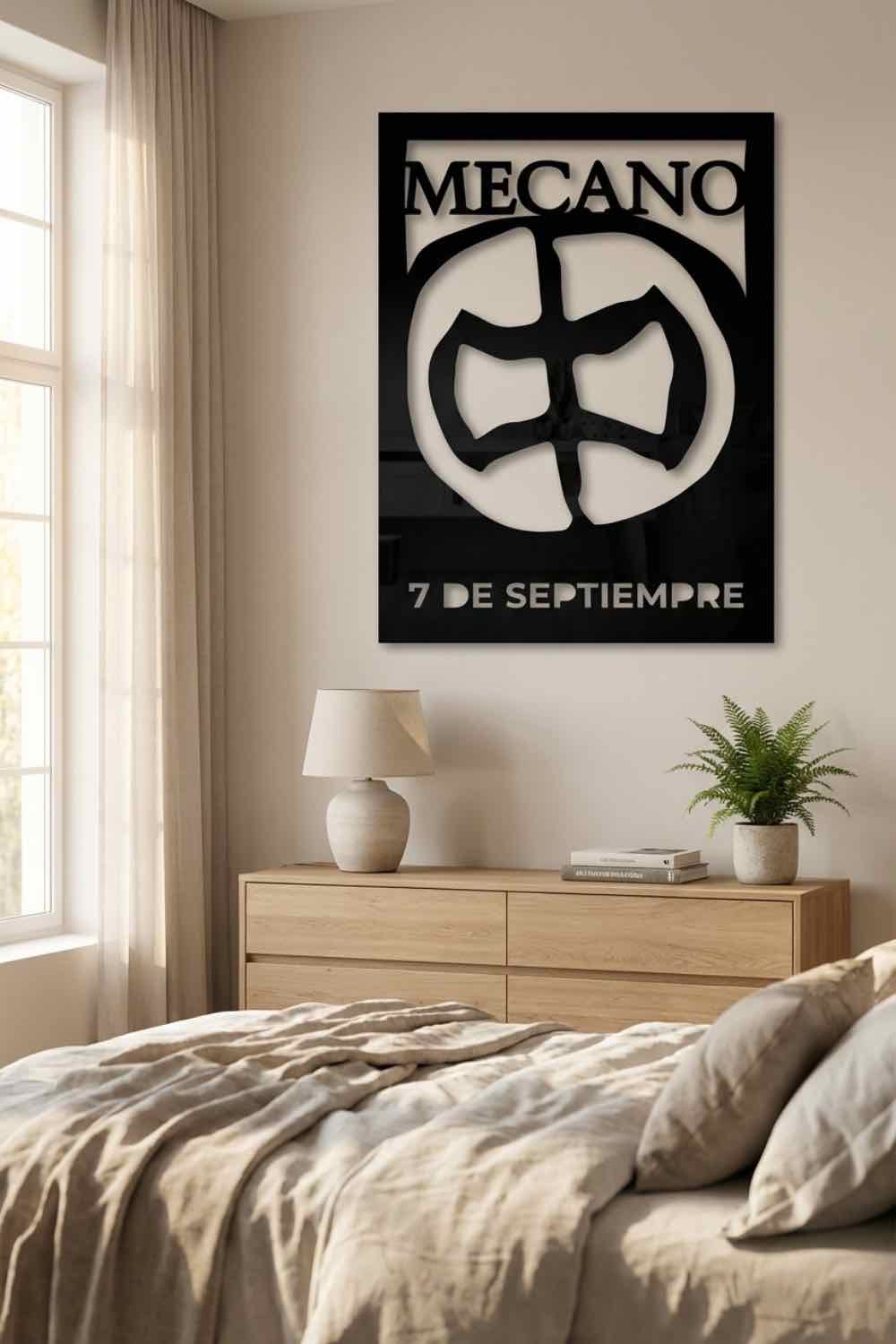 Mecano 7 De Septiembre - Cuadro decorativo | Cortayrecorta.es