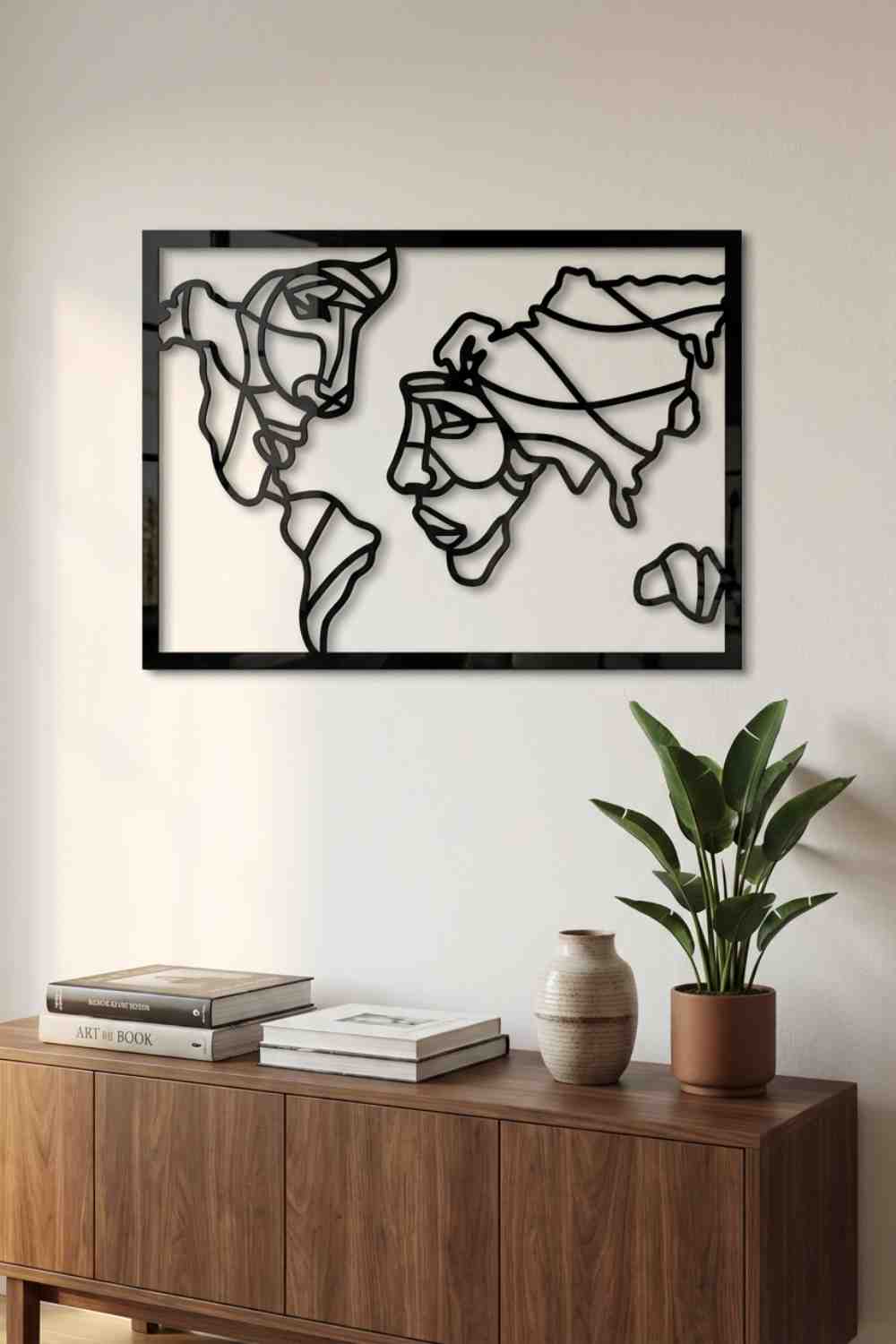 Caras del Mundo - Cuadro decorativo | Cortayrecorta.es