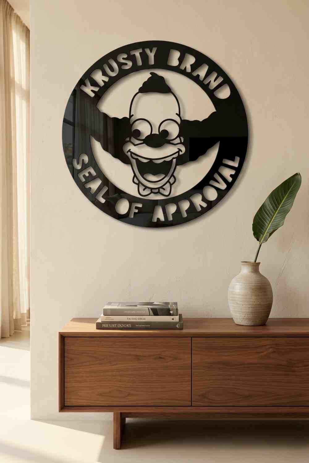 Krusty Sello De Aprobación - Cuadro decorativo | Cortayrecorta.es