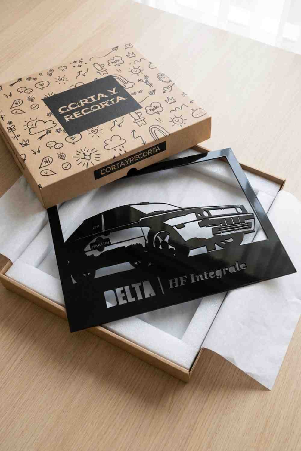 Lancia Delta Integrale - Cuadro decorativo | Cortayrecorta.es