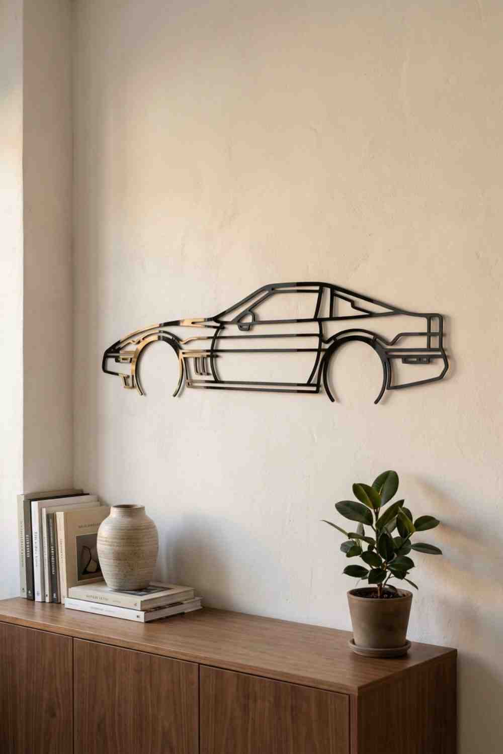 Corvette C4 Detailed - Cuadro decorativo | Cortayrecorta.es