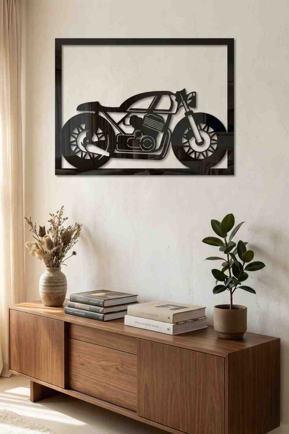 Triump Café Racer - Cuadro decorativo | Cortayrecorta.es
