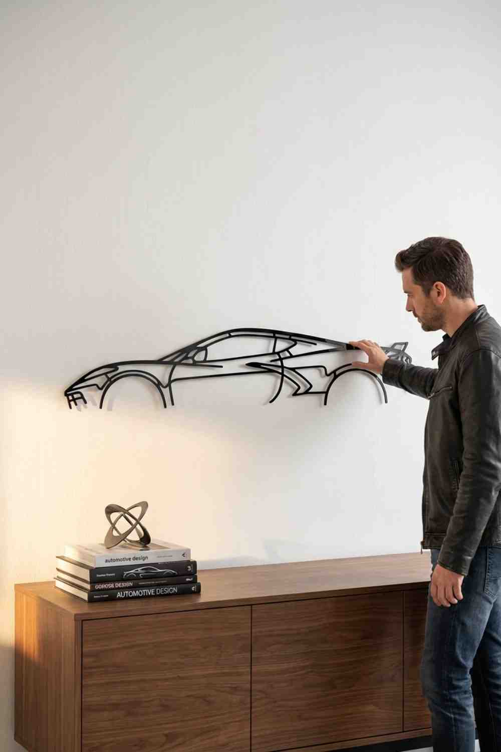 Corvette C8 - Cuadro decorativo | Cortayrecorta.es