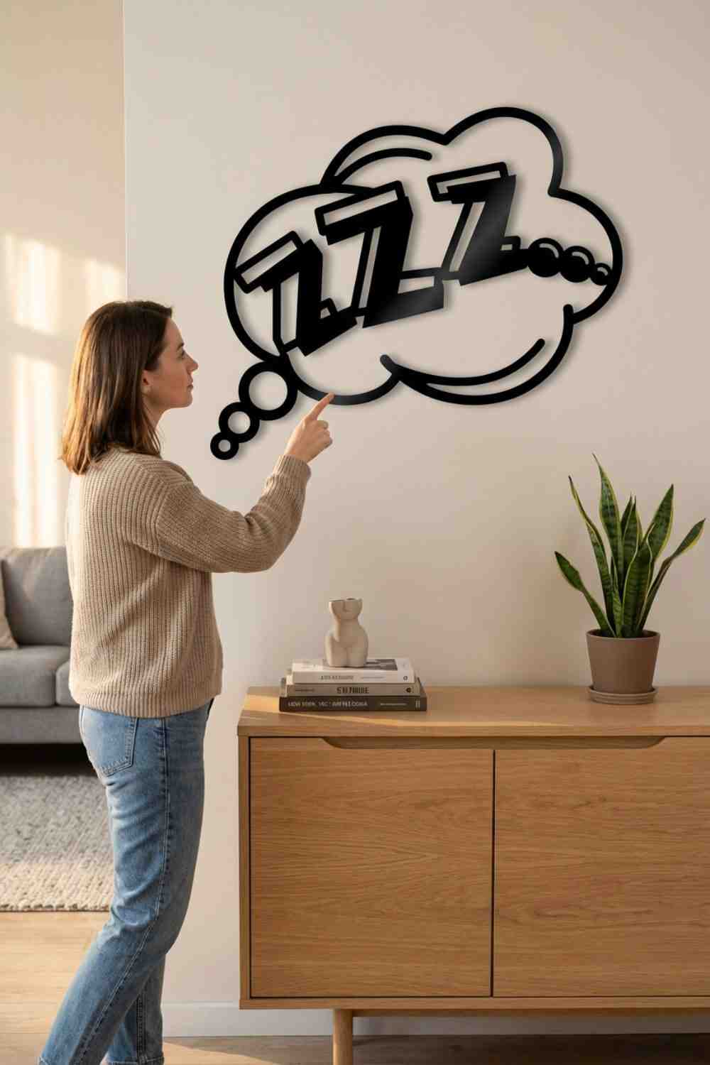 Zzz - Cuadro decorativo | Cortayrecorta.es