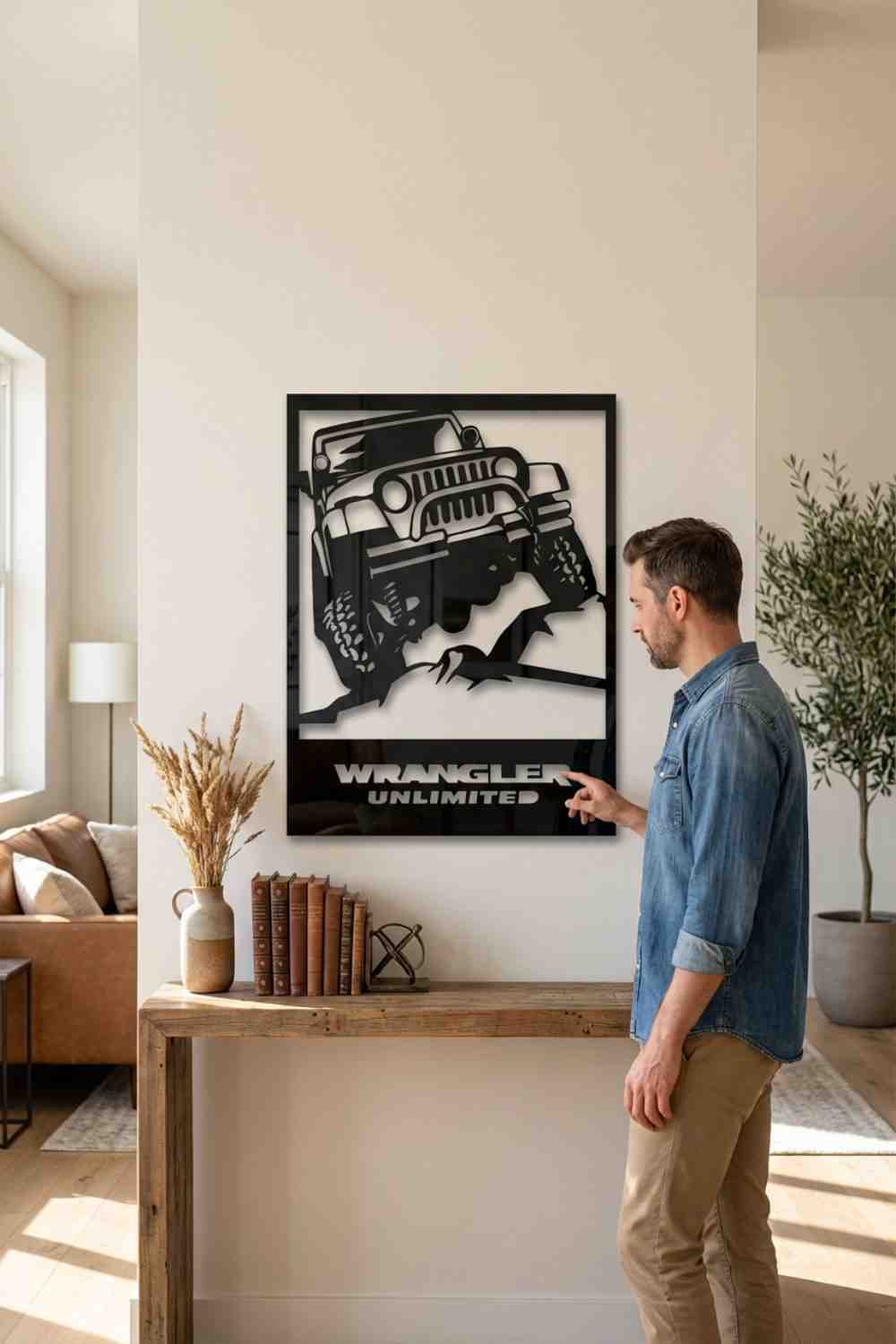 Jeep Wrangler - Cuadro decorativo | Cortayrecorta.es
