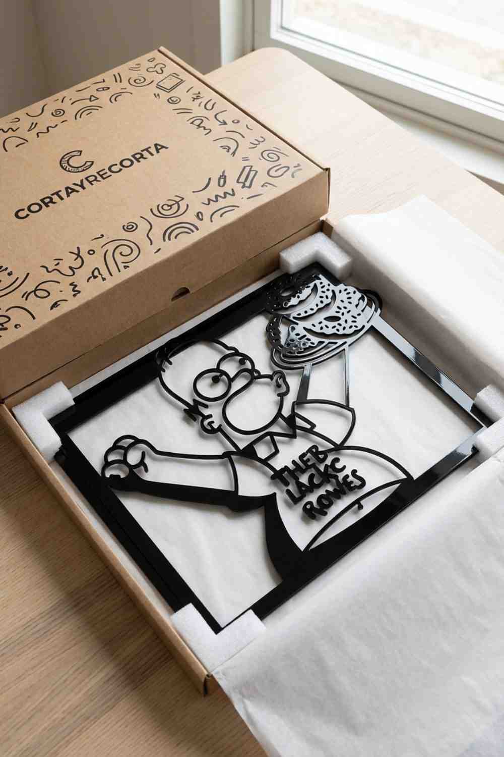 Homero Yujuuu - Cuadro decorativo | Cortayrecorta.es