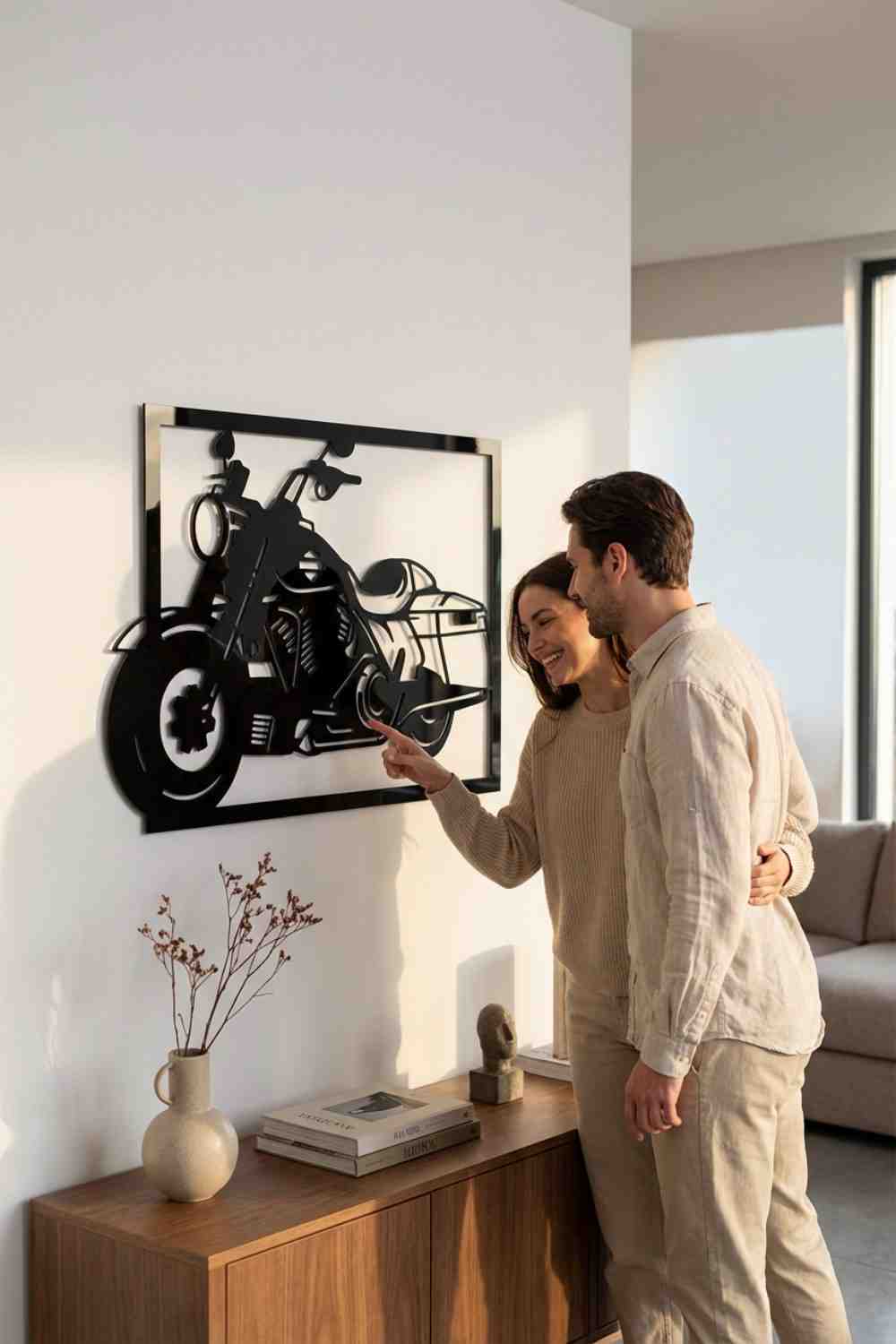 Harley Davidson Road King - Cuadro decorativo | Cortayrecorta.es
