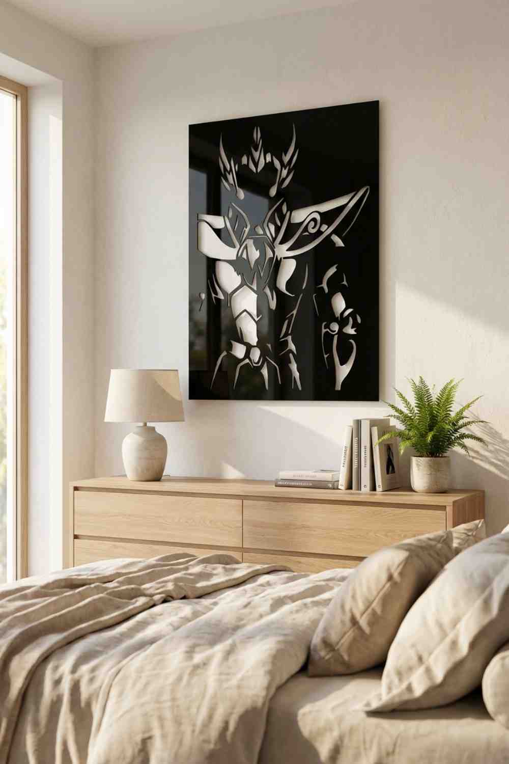 Armadura Caballeros Del Zodiaco - Cuadro decorativo | Cortayrecorta.es