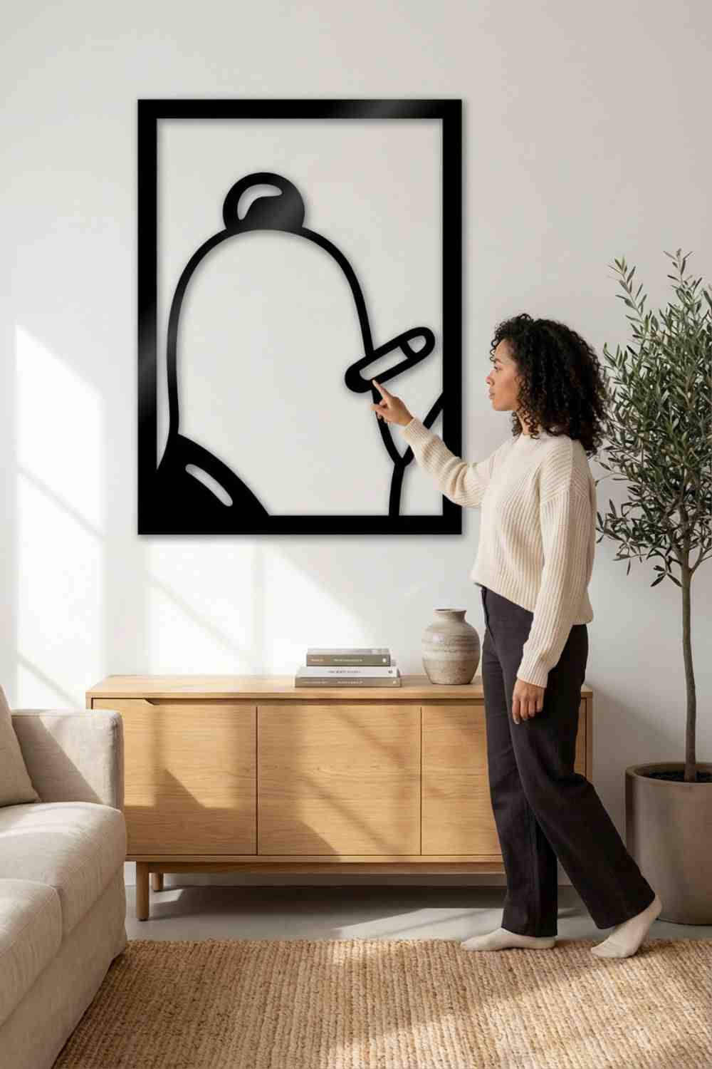 Snoopy Fuma - Cuadro decorativo | Cortayrecorta.es