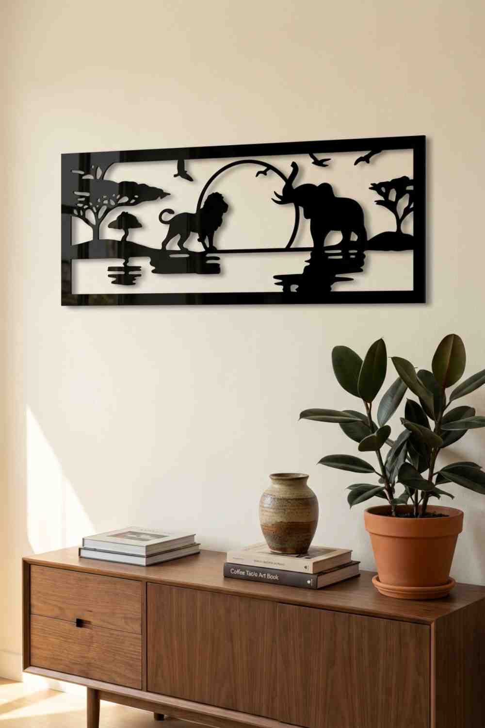Africa Skyline - Cuadro decorativo | Cortayrecorta.es