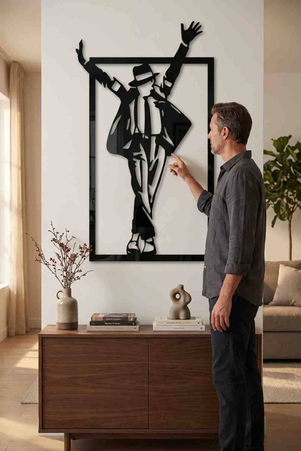 Michael Jackson - Cuadro decorativo | Cortayrecorta.es