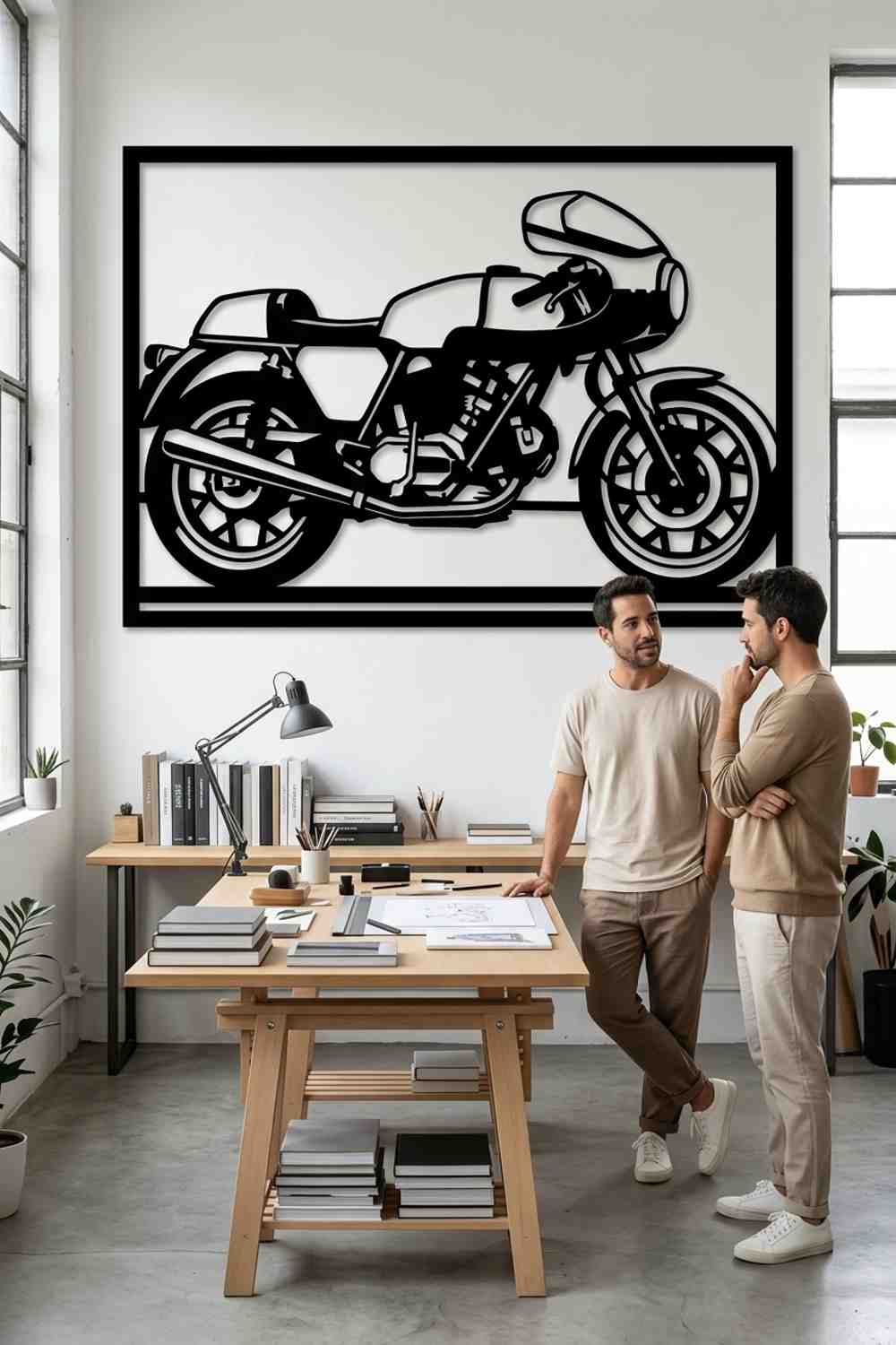 Ducati 750SS de 1974 - Cuadro decorativo | Cortayrecorta.es