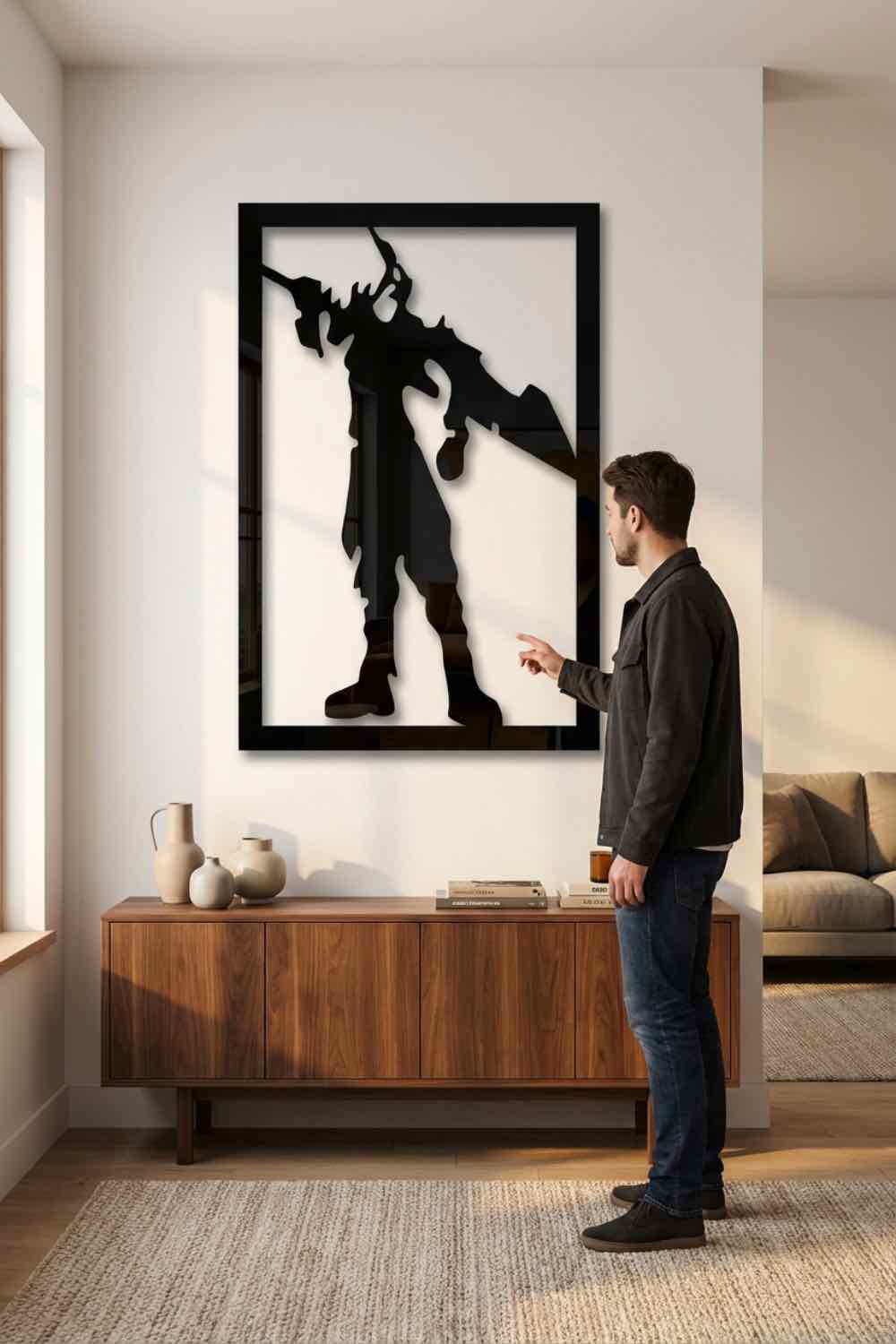 Cloud Strife - Cuadro decorativo | Cortayrecorta.es