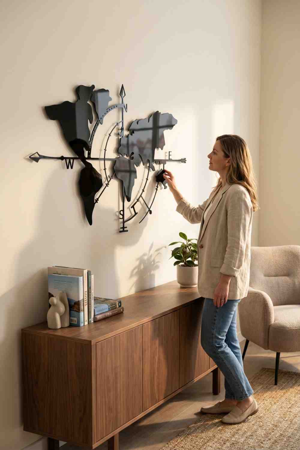 Mapa Indy - Cuadro decorativo | Cortayrecorta.es