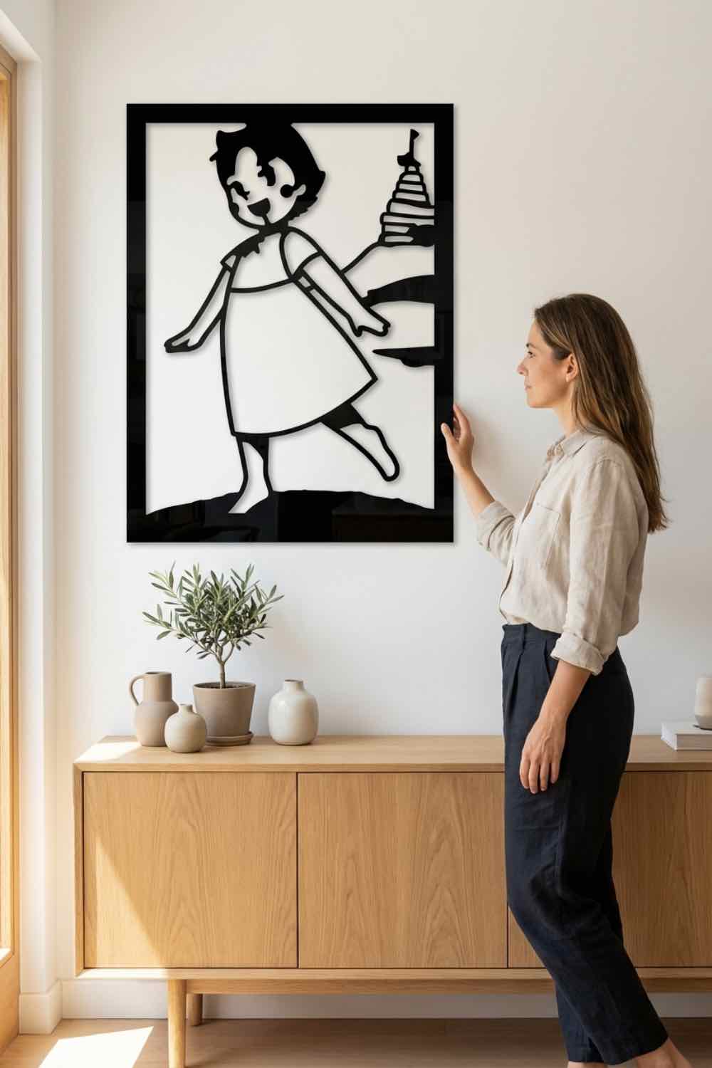 Heidi - Cuadro decorativo | Cortayrecorta.es