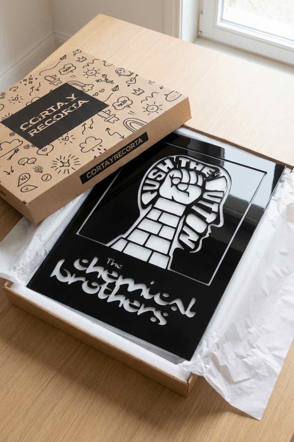 Chemical Brothers Push - Cuadro decorativo | Cortayrecorta.es