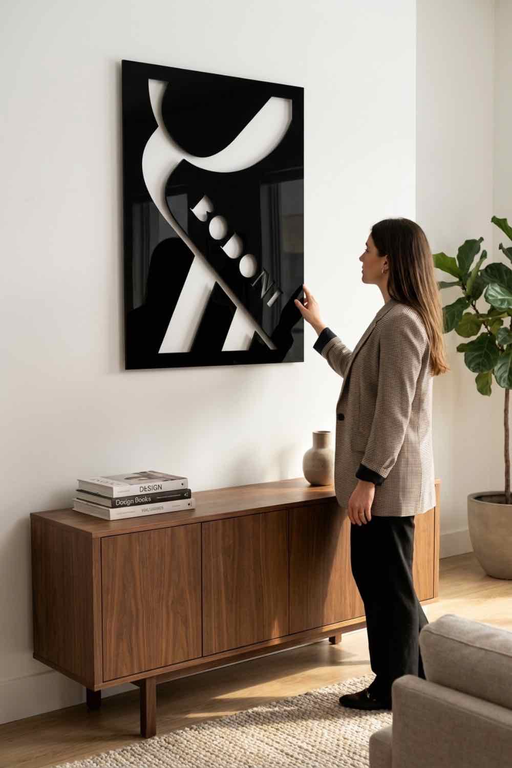 Bodoni Font - Cuadro decorativo | Cortayrecorta.es