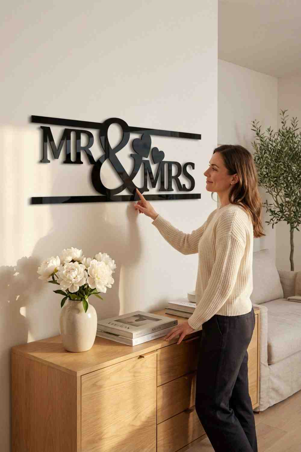 Mr & Mrs - Cuadro decorativo | Cortayrecorta.es