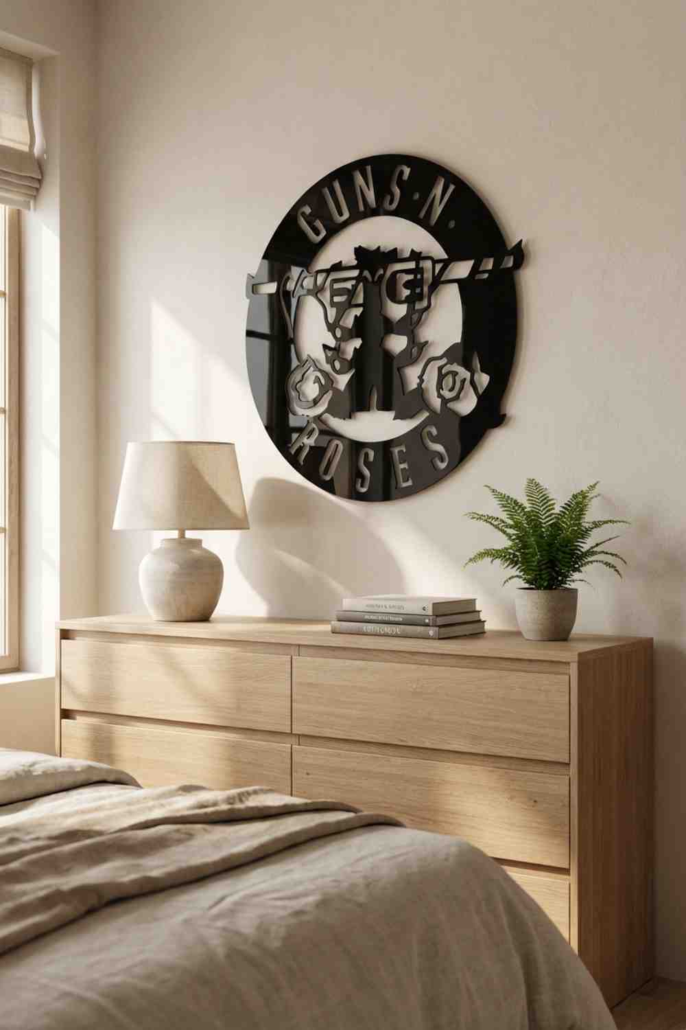 Guns And Roses - Cuadro decorativo | Cortayrecorta.es