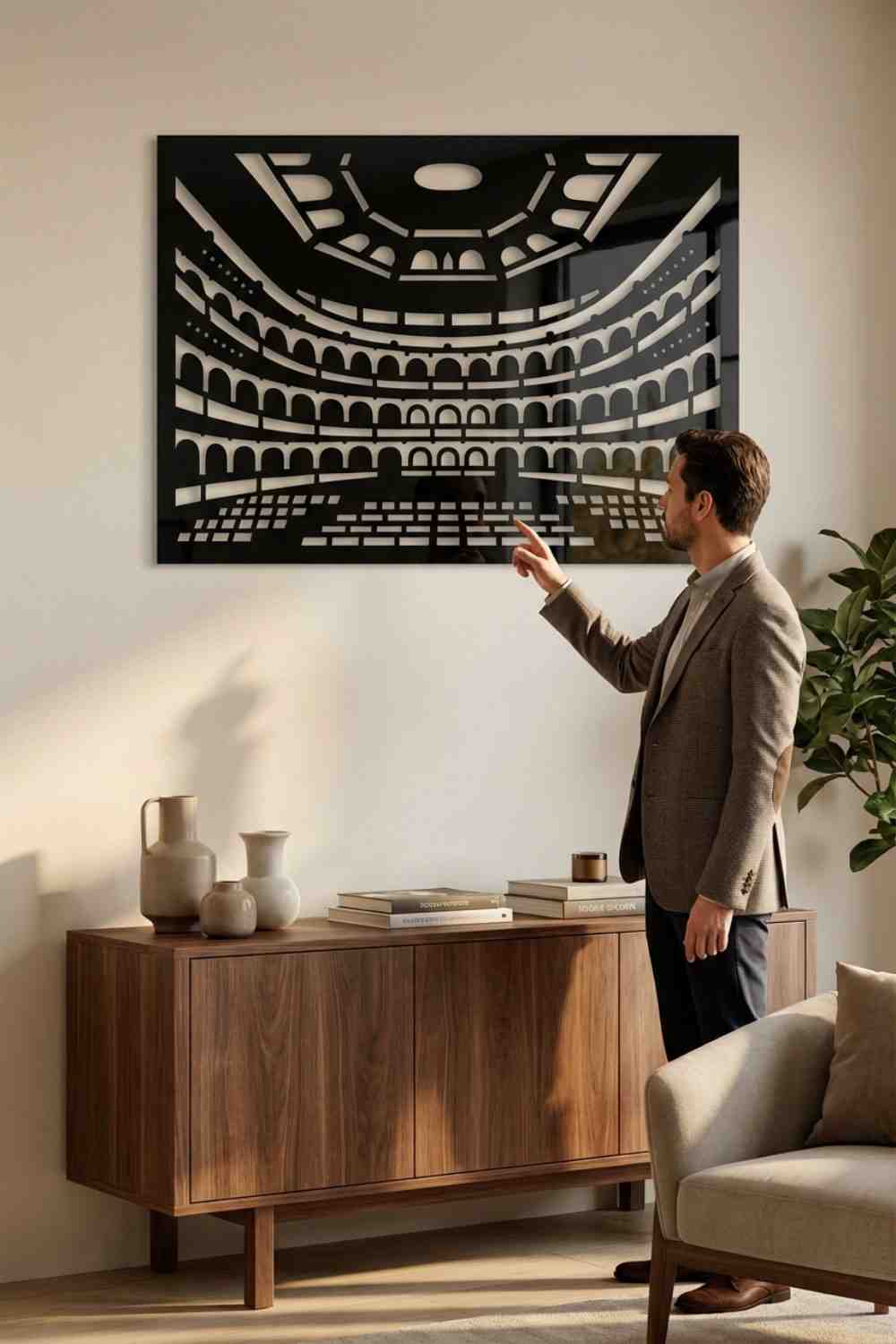 Gran Teatro Falla - Cuadro decorativo | Cortayrecorta.es