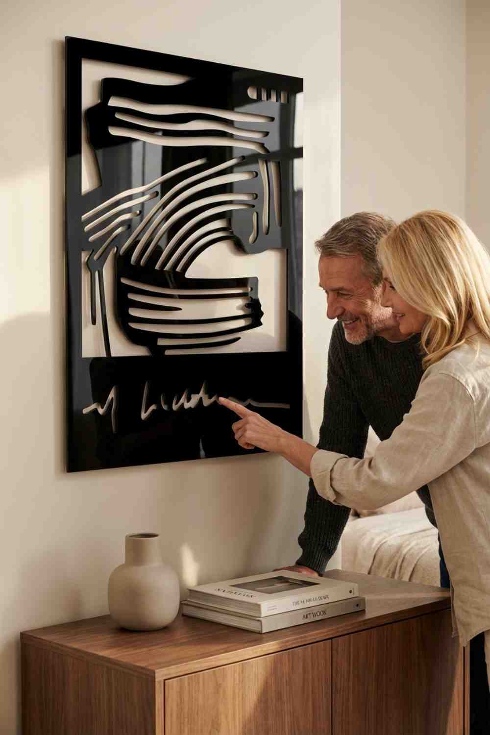 Trazo De Pintura - Lichtenstein - Cuadro decorativo | Cortayrecorta.es