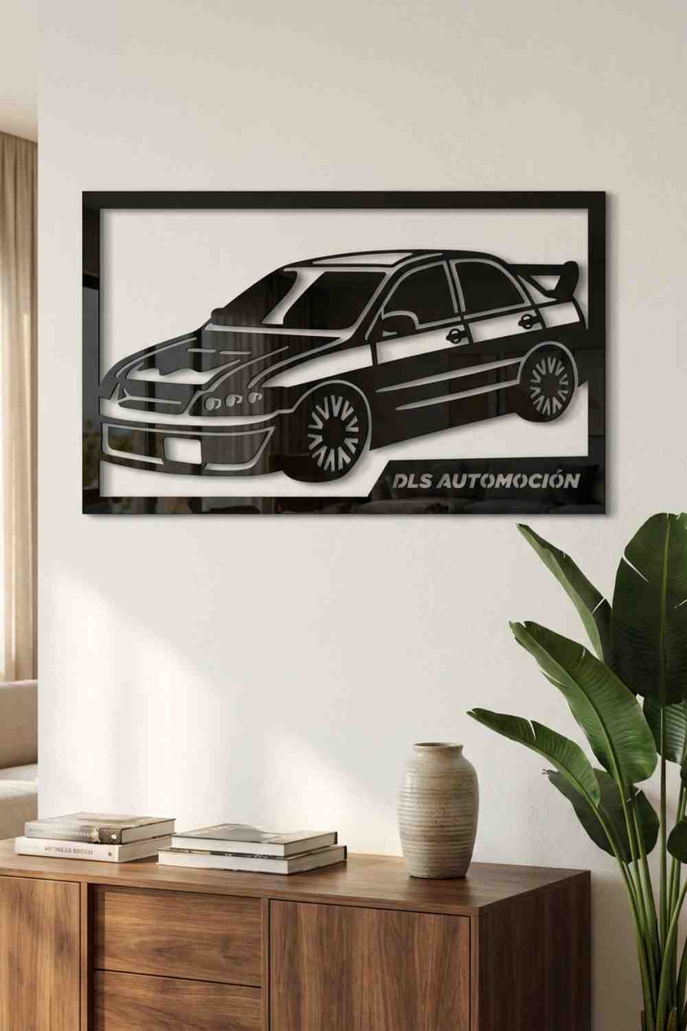 Mitsubishi Evo 9 - Cuadro decorativo | Cortayrecorta.es
