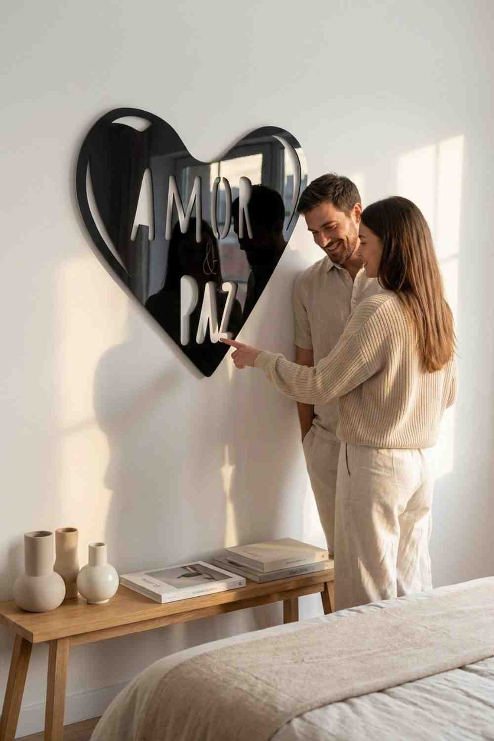 Amor Y Paz - Cuadro decorativo | Cortayrecorta.es