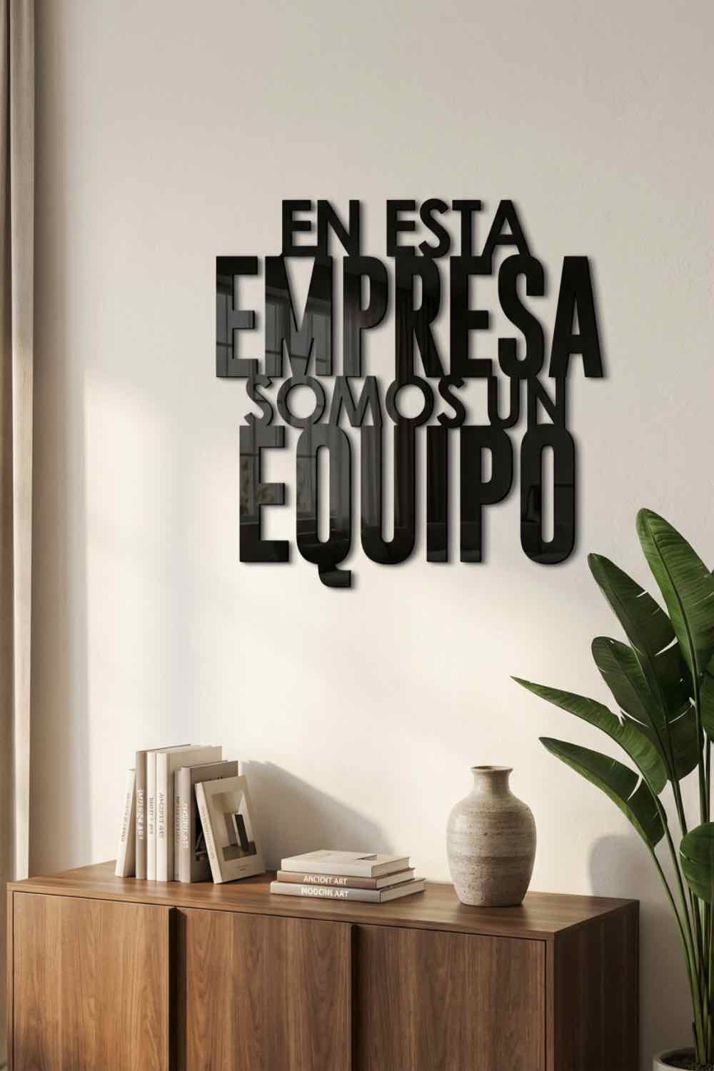 Somos equipo - Cuadro decorativo | Cortayrecorta.es