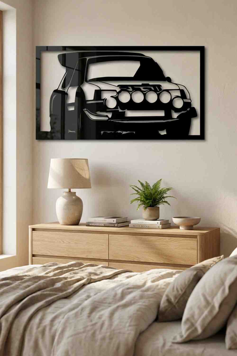 Peugeot 205 Rally - Cuadro decorativo | Cortayrecorta.es