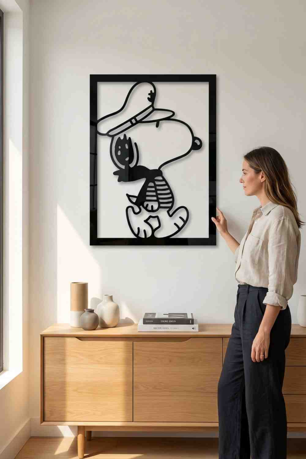 Snoopy Marine - Cuadro decorativo | Cortayrecorta.es