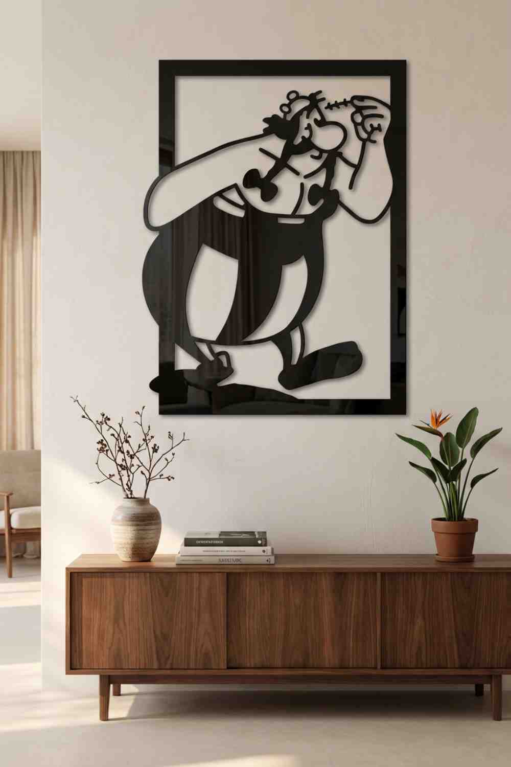 Obelix - Cuadro decorativo | Cortayrecorta.es