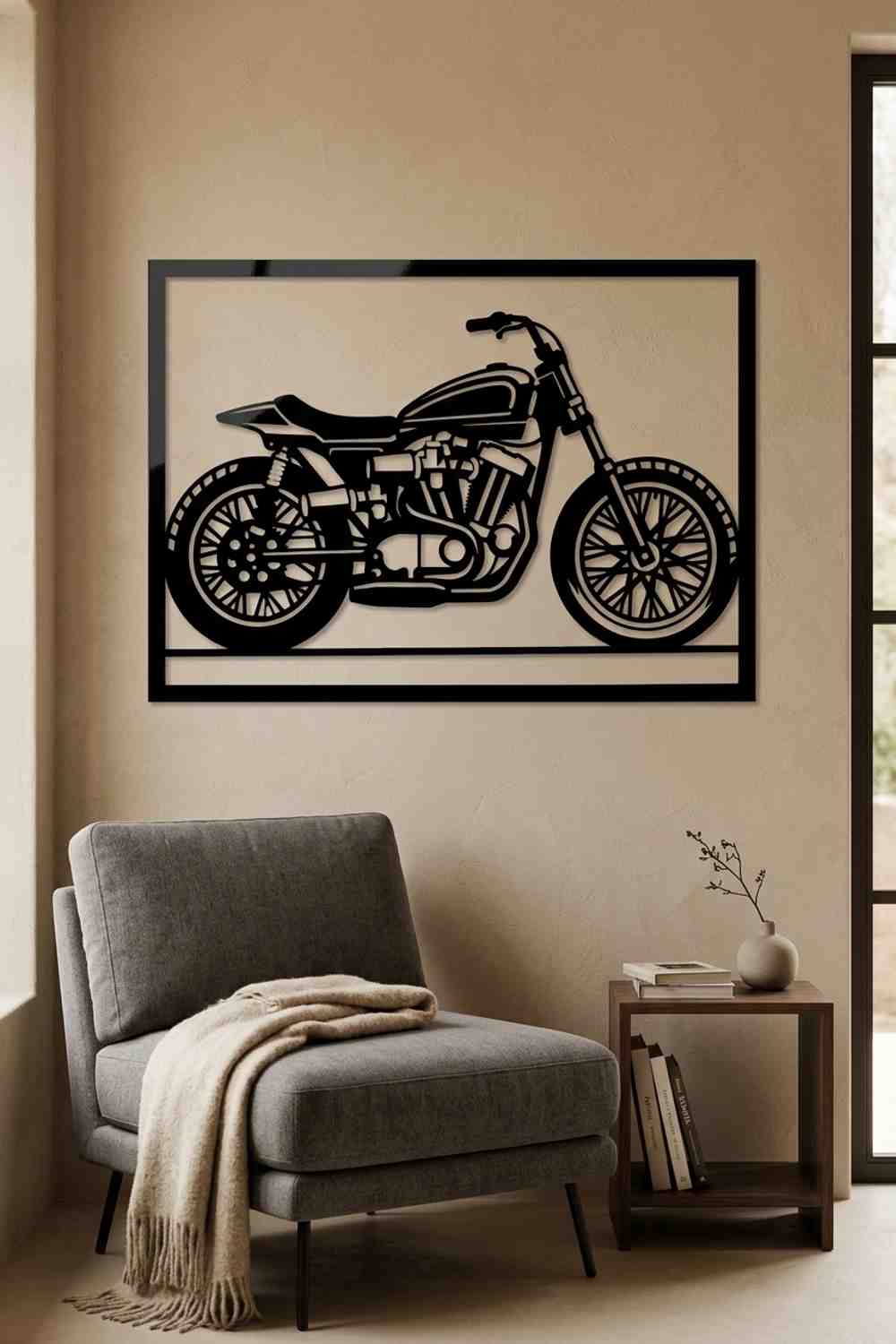 Harley-Davidson XR750 del año 2000 - Cuadro decorativo | Cortayrecorta.es