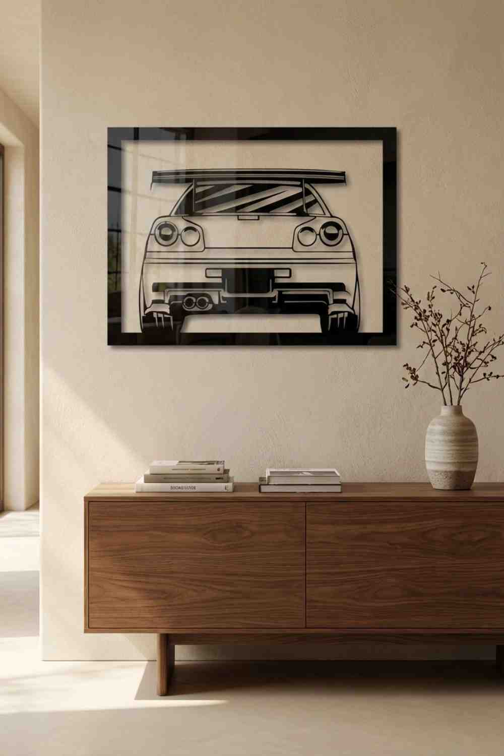 Nissan Skyline R34 Gt-R - Cuadro decorativo | Cortayrecorta.es