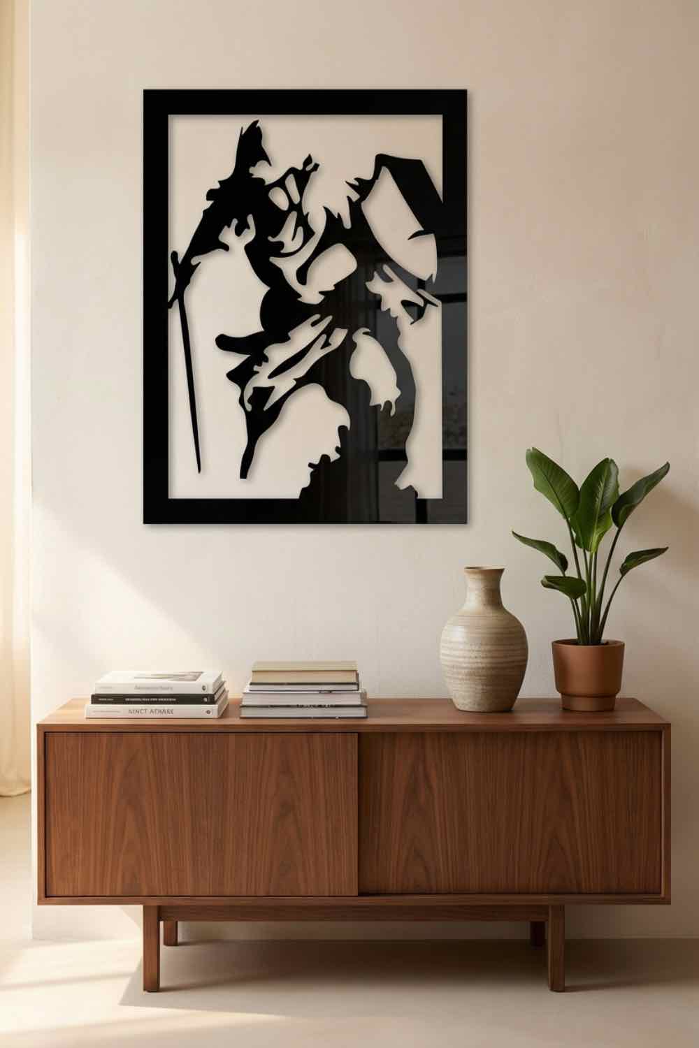 Dark Soul Guerrero - Cuadro decorativo | Cortayrecorta.es