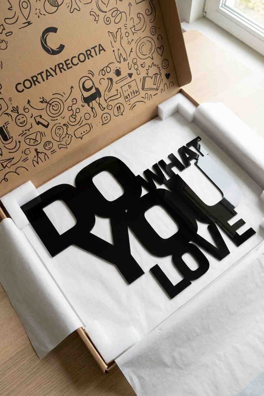 Do what you love - Cuadro decorativo | Cortayrecorta.es