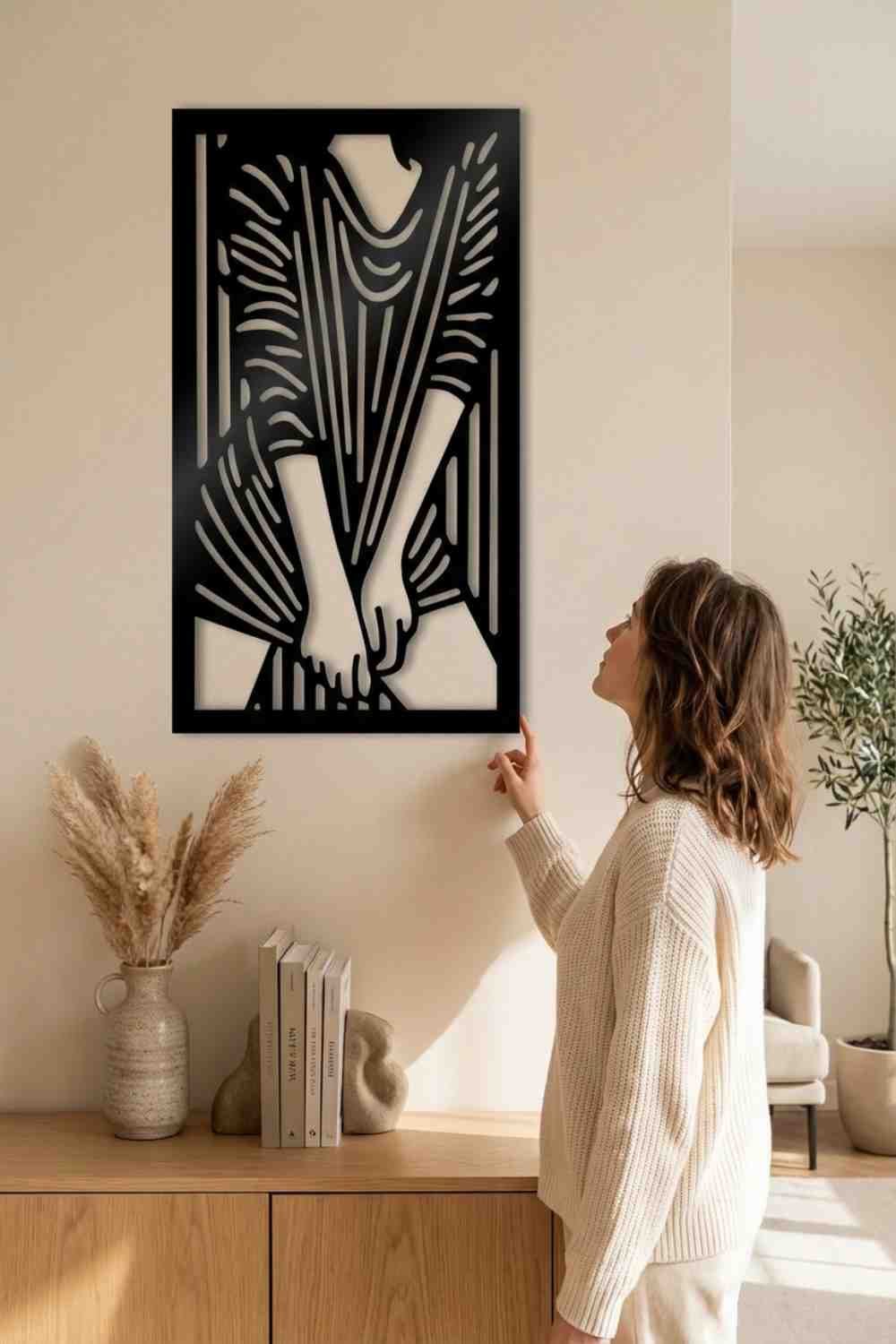Chica Del Vestido Arte Pop - Cuadro decorativo | Cortayrecorta.es