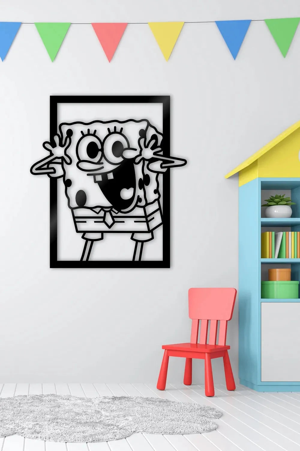 Bob Esponja - Cuadro decorativo | Cortayrecorta.es