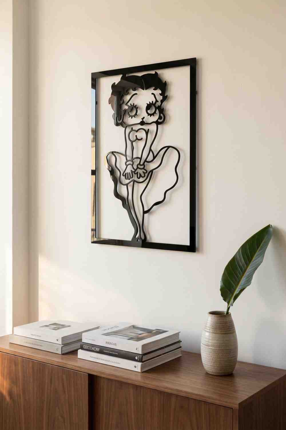 Betty Boop de Marilyn Monroe - Cuadro decorativo | Cortayrecorta.es
