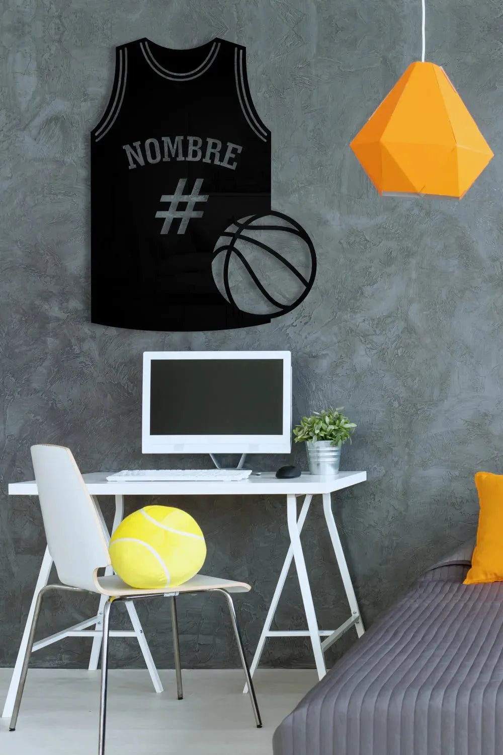 Camiseta baloncesto - Cuadro decorativo | Cortayrecorta.es