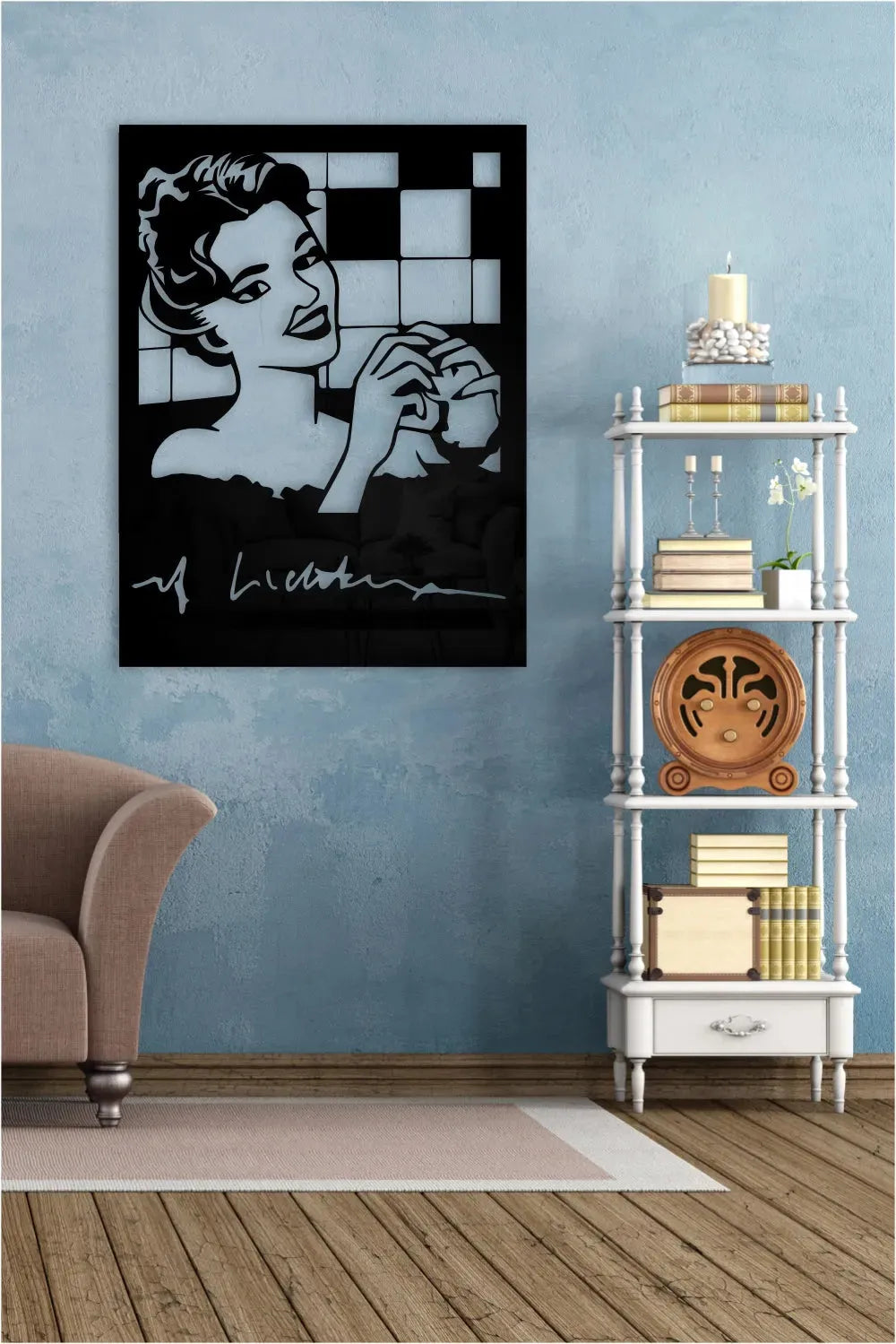 Chica En La Bañera - Lichtenstein