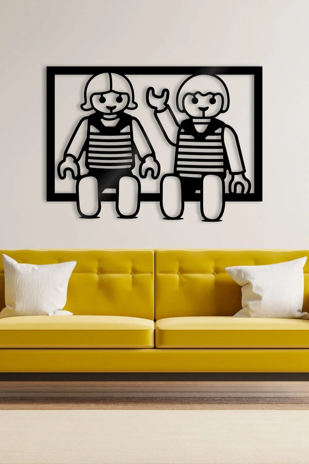 Classic play mobil - Cuadro decorativo | Cortayrecorta.es