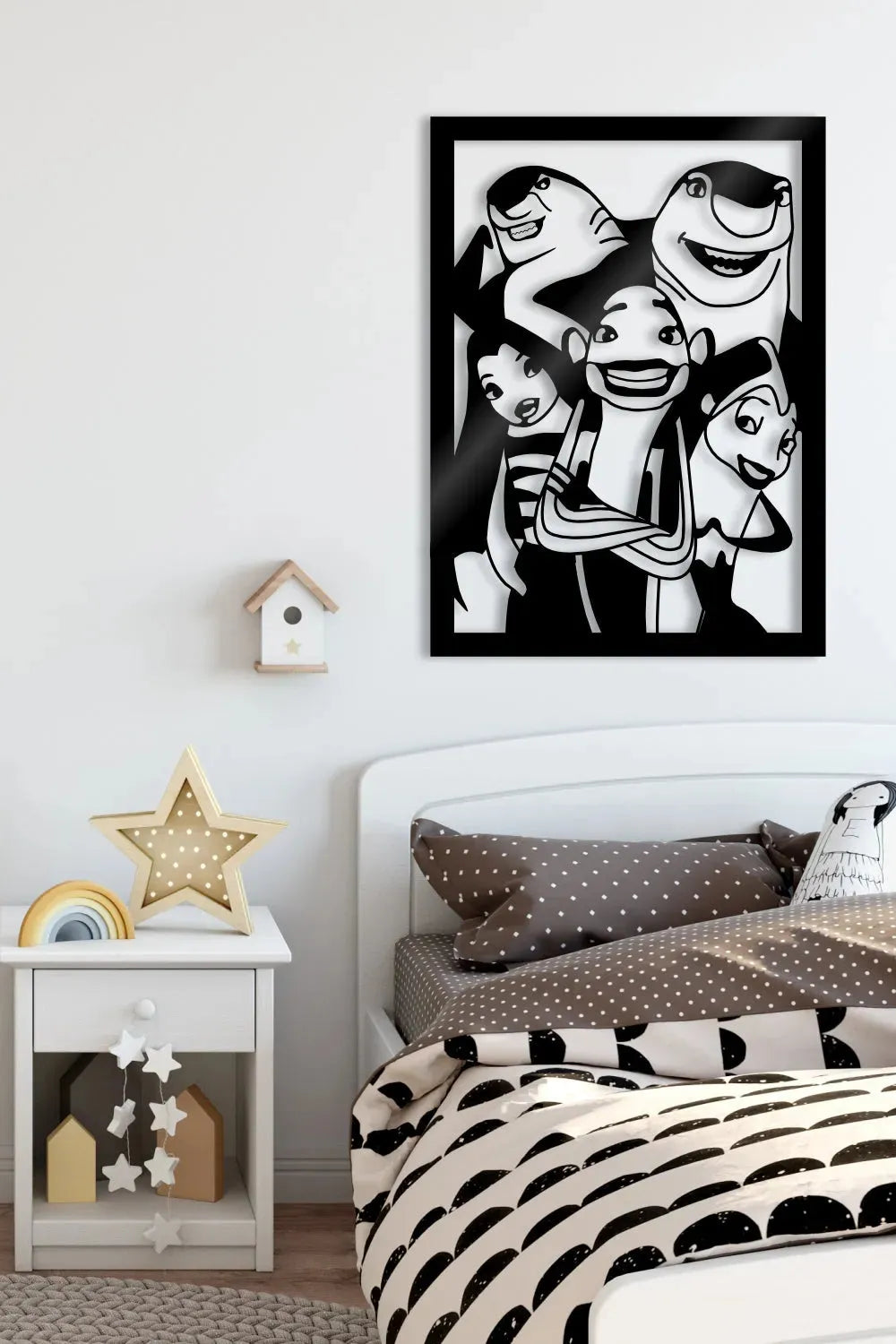 El espanta tiburones - Cuadro decorativo | Cortayrecorta.es