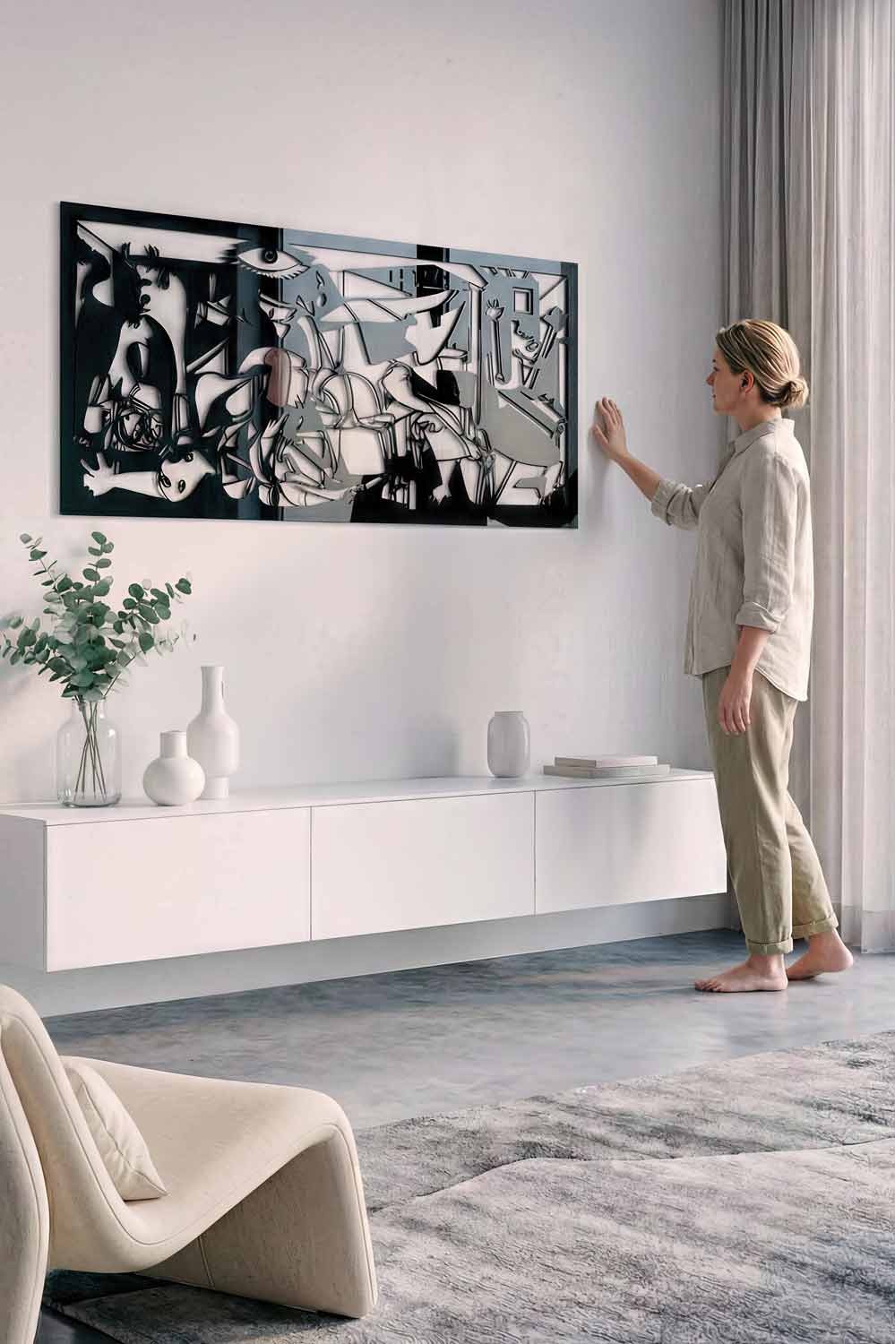 El Guernica De Picasso - Cuadro decorativo | Cortayrecorta.es