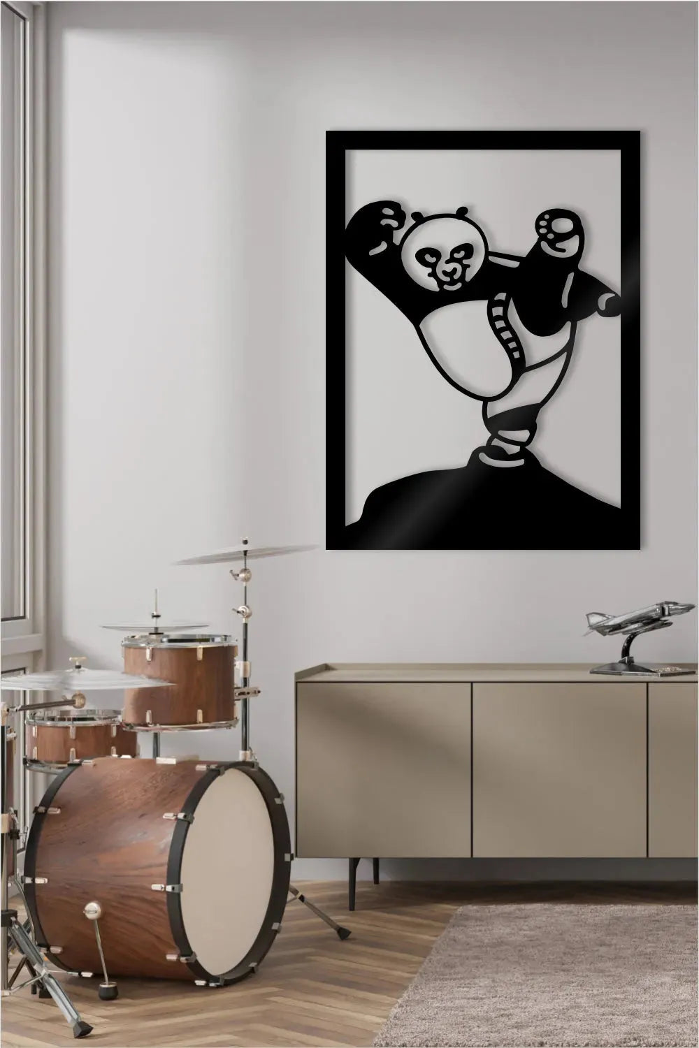Kung Fu Panda - Cuadro decorativo | Cortayrecorta.es
