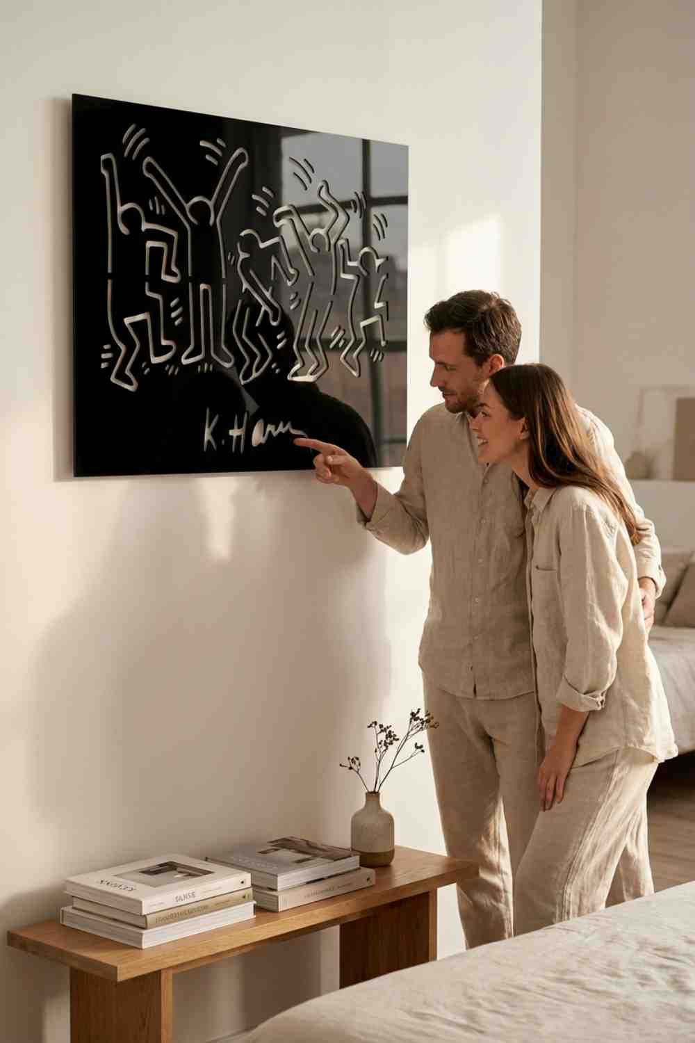 Keith Haring Dance - Cuadro decorativo | Cortayrecorta.es