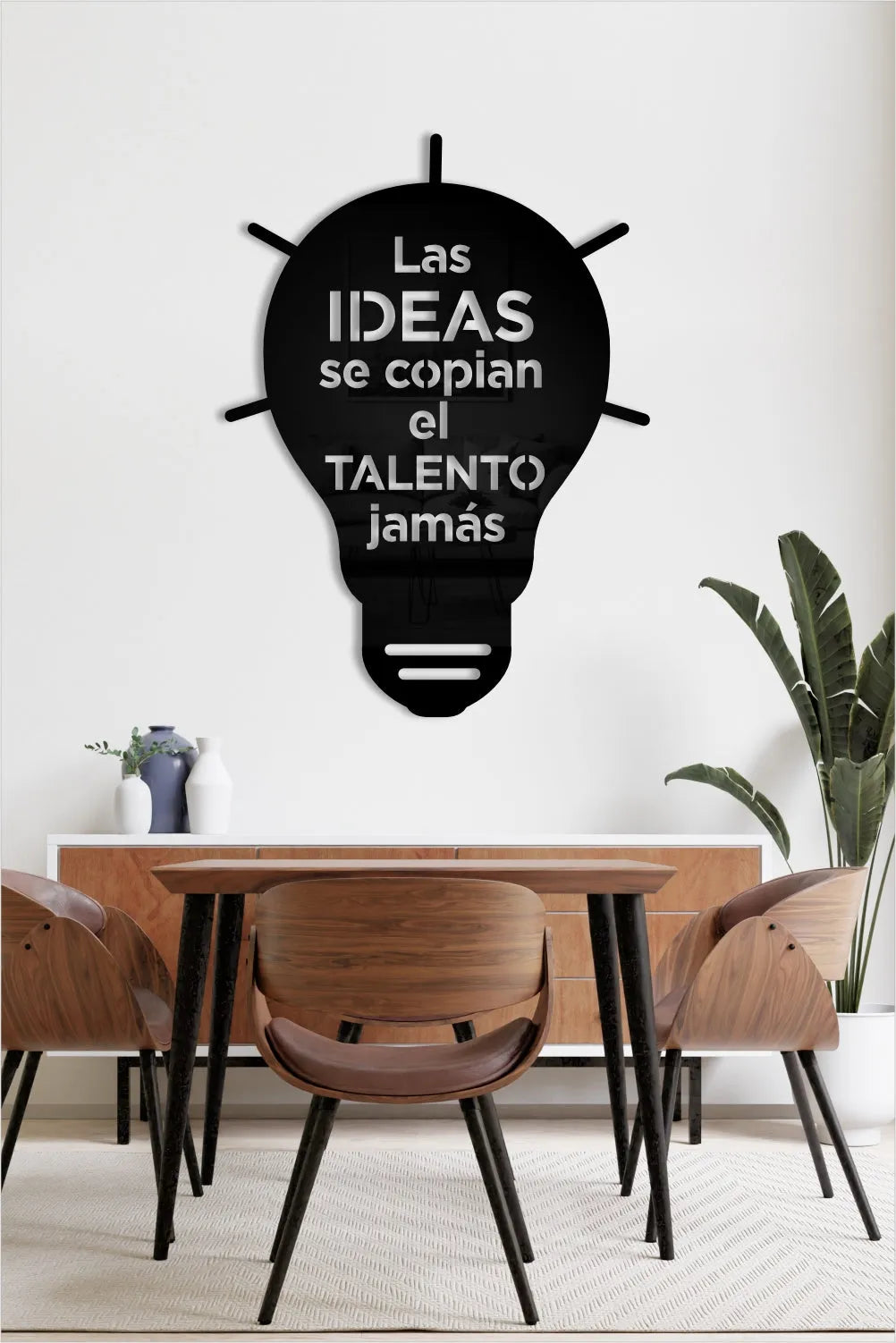Ideas are copied, talent is never