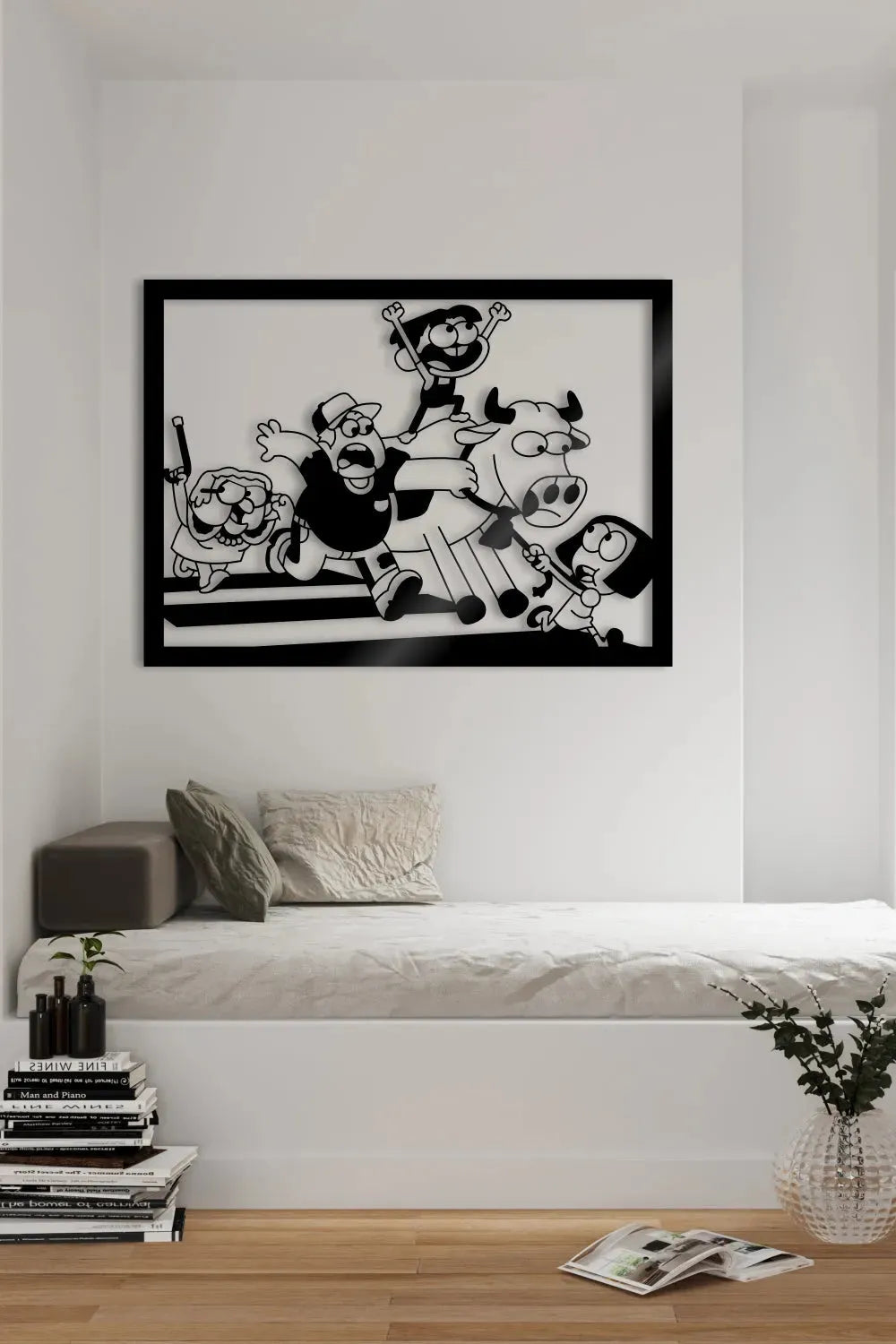 Los vecinos green - Cuadro decorativo | Cortayrecorta.es