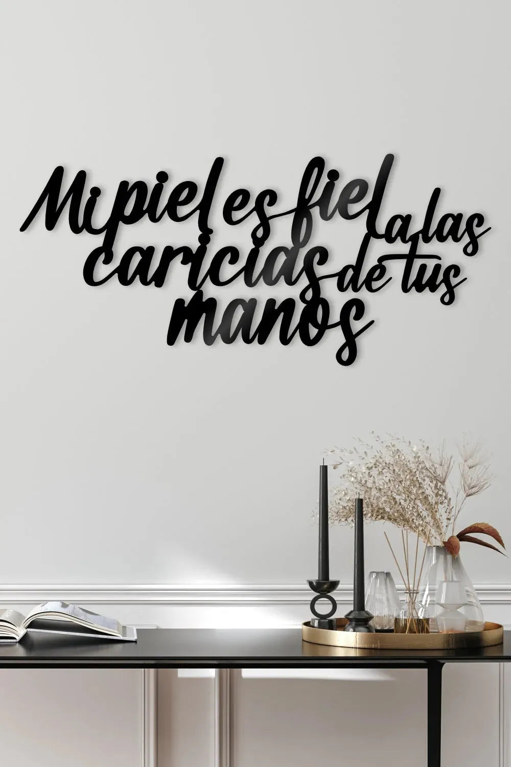 Frase "Mi Piel Es Fiel..." - Cuadro decorativo | Cortayrecorta.es