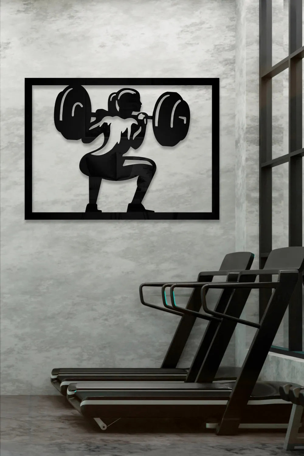 Woman lifting weight